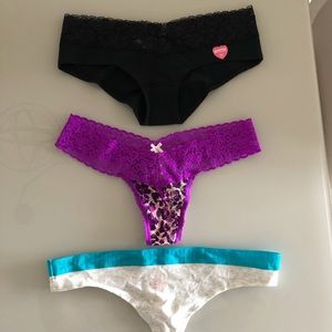Victoria’s Secret Pink Panties Bundle of 3